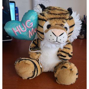 Tiger Plush Hug Me Heart Balloon Valentine’s Day Soft 10"